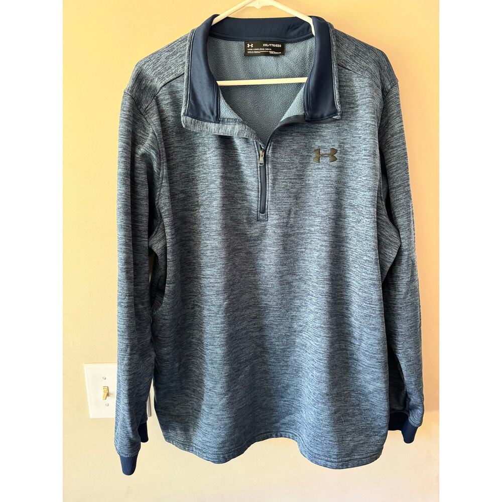 Blue Pullover 1/4 Zip Under Armour XXL